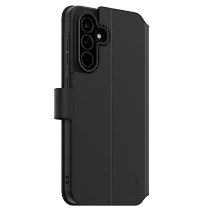 Ovitek za Samsung Galaxy A36 A366, PanzerGlass, Care Feature Kickstand Wallet, črn