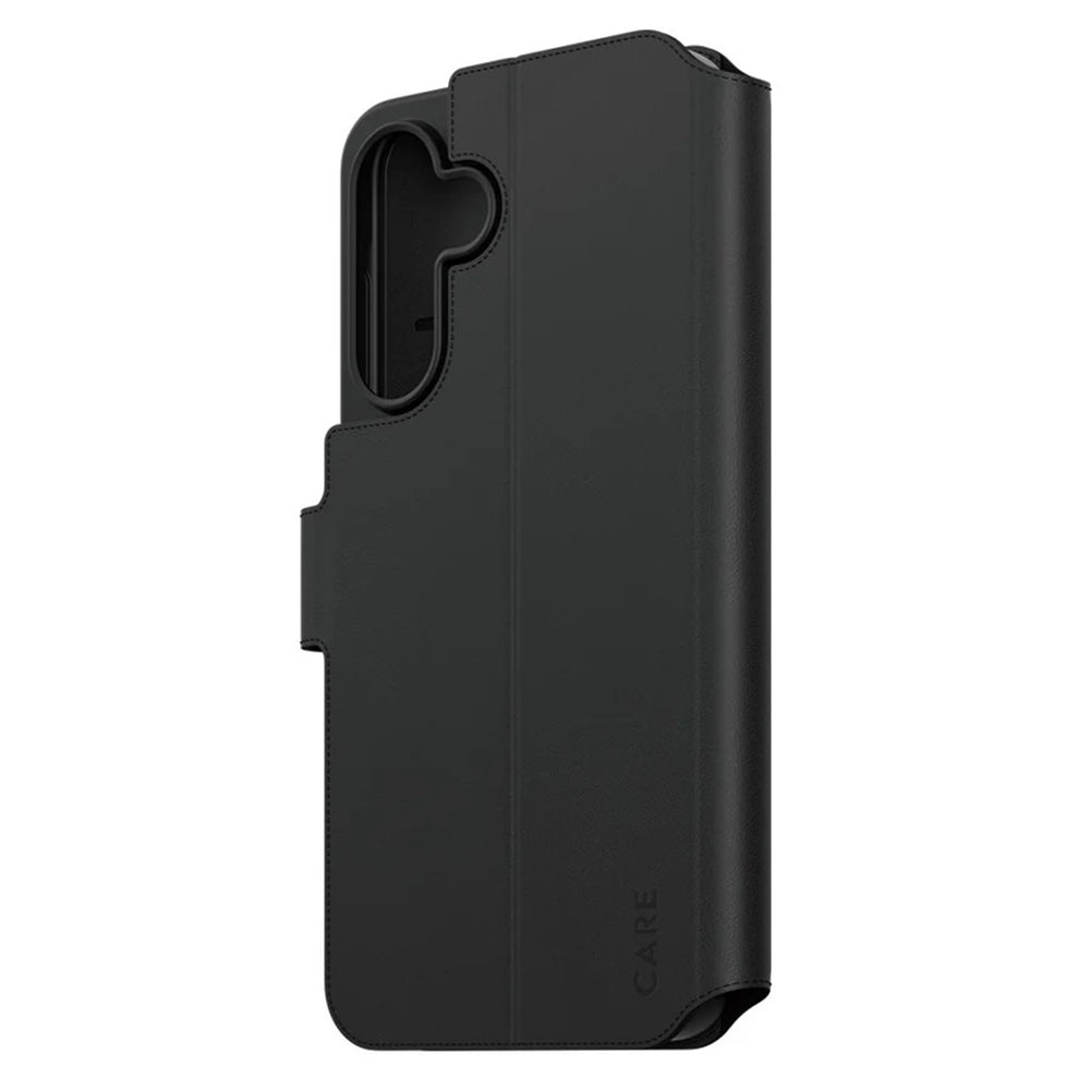 Ovitek za Samsung Galaxy A36 A366, PanzerGlass, Care Feature Kickstand Wallet, črn