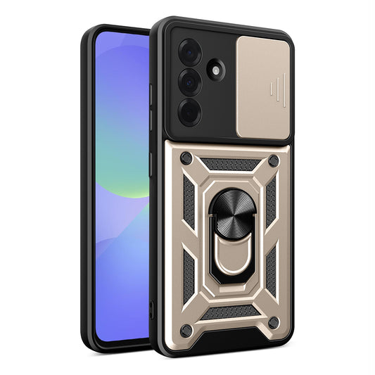 Ovitek za Samsung Galaxy A36 A366, Techsuit, CamShield, Zlata