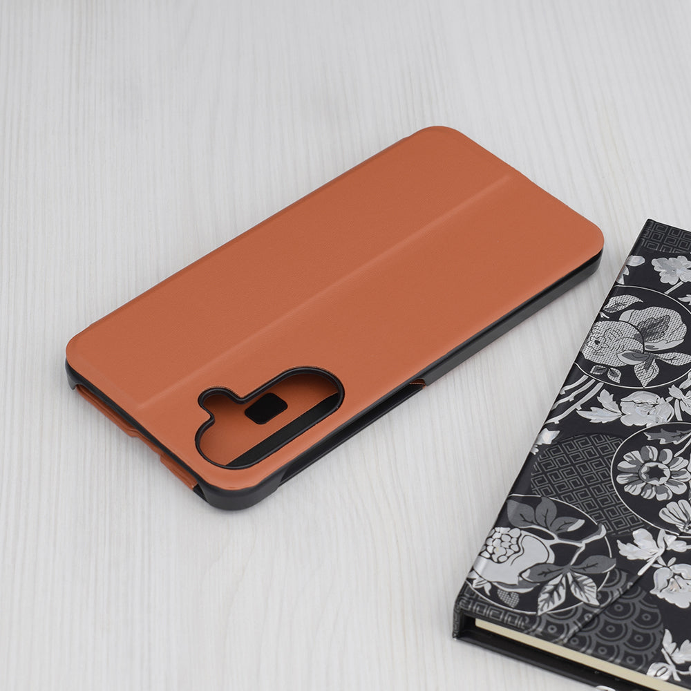 Ovitek za Samsung Galaxy A36 A366, Techsuit, eFold, Oranžen