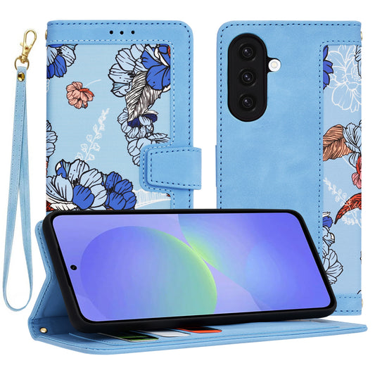 Ovitek za Samsung Galaxy A36 A366, Techsuit, FlipCraft, modra