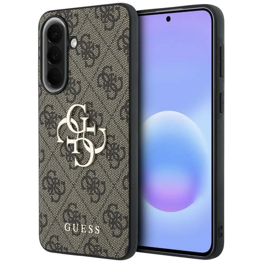 Ovitek za Samsung Galaxy A37 5G, Guess, 4G Big Logo, rjav