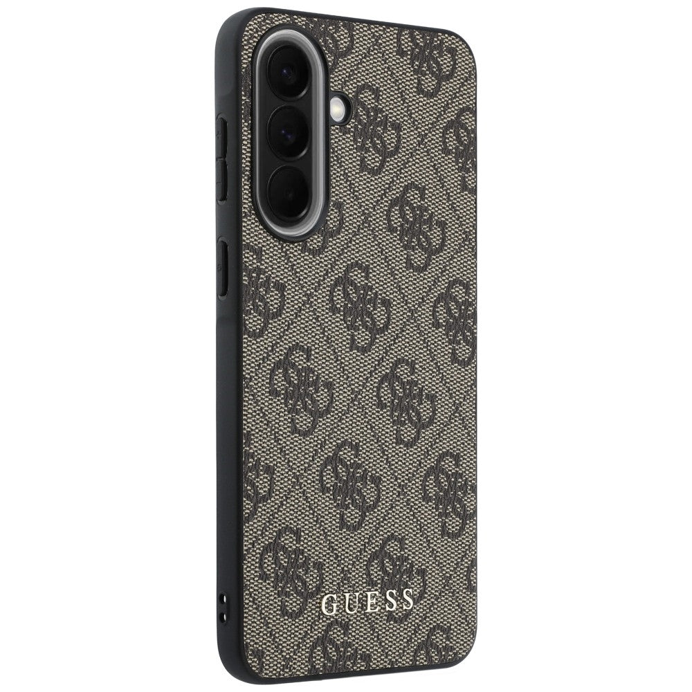 Ovitek za Samsung Galaxy A37 5G, Guess, 4G Classic Logo Charm, rjav