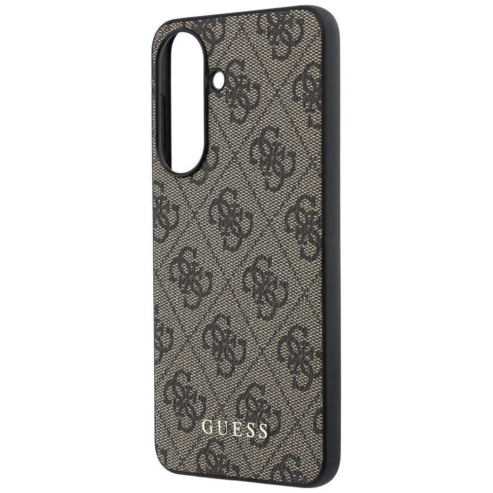 Ovitek za Samsung Galaxy A37 5G, Guess, 4G Classic Logo Charm, rjav