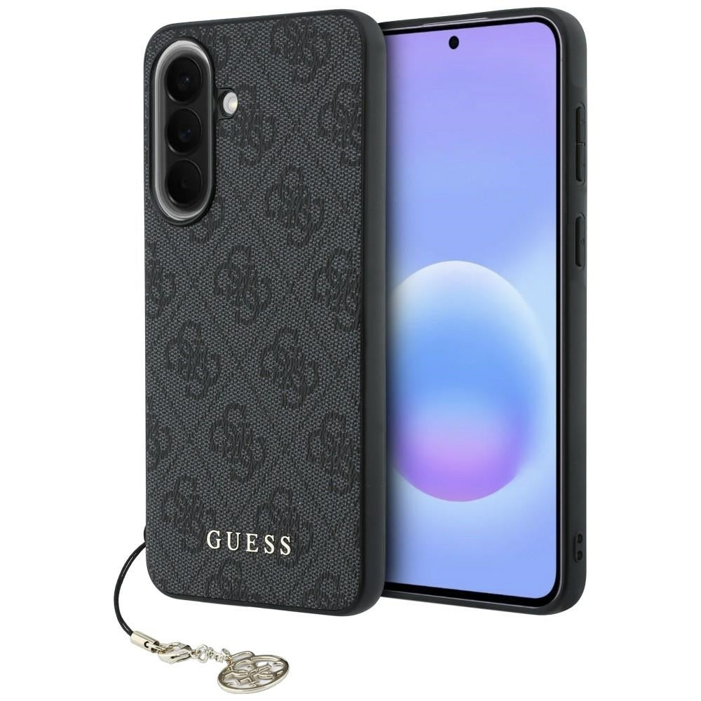 Ovitek za Samsung Galaxy A37 5G, Guess, 4G Classic Logo Charm, Črn