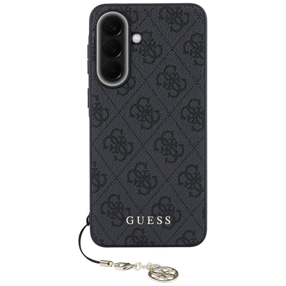 Ovitek za Samsung Galaxy A37 5G, Guess, 4G Classic Logo Charm, Črn