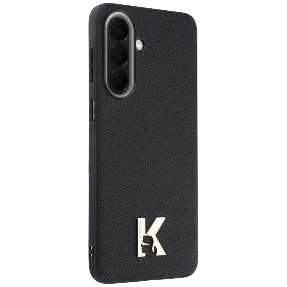Ovitek za Samsung Galaxy A37 5G, Karl Lagerfeld, Karl Head Logo, Črn
