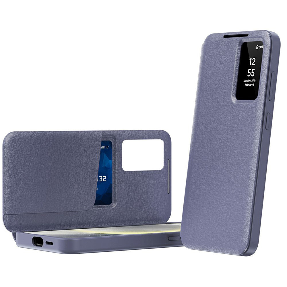 Ovitek za Samsung Galaxy A37 5G, Techsuit, SmartView, Vijolična