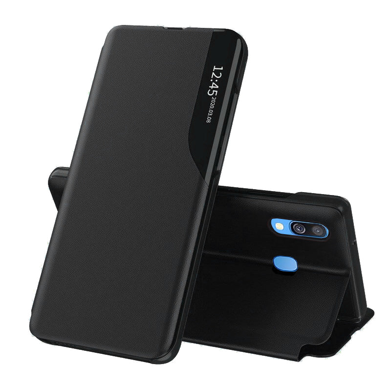 Ovitek za Samsung Galaxy A40 A405, Techsuit, eFold, Črn