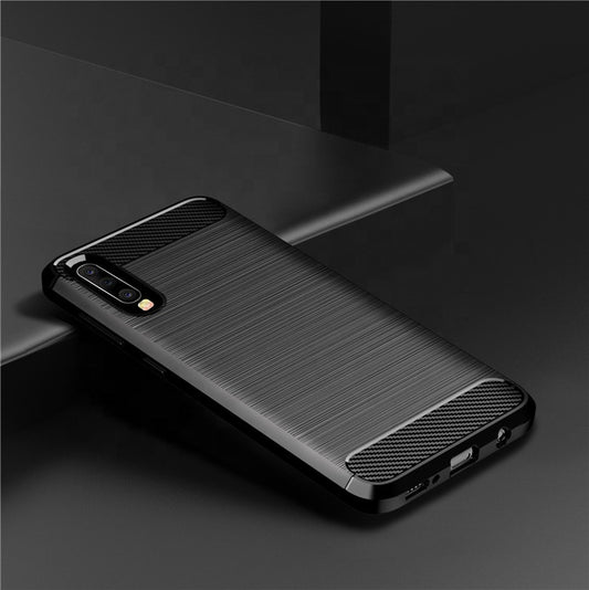 Ovitek za Samsung Galaxy A50s A507 / A30s A307 / A50 A505, Techsuit, Karbon, Črn