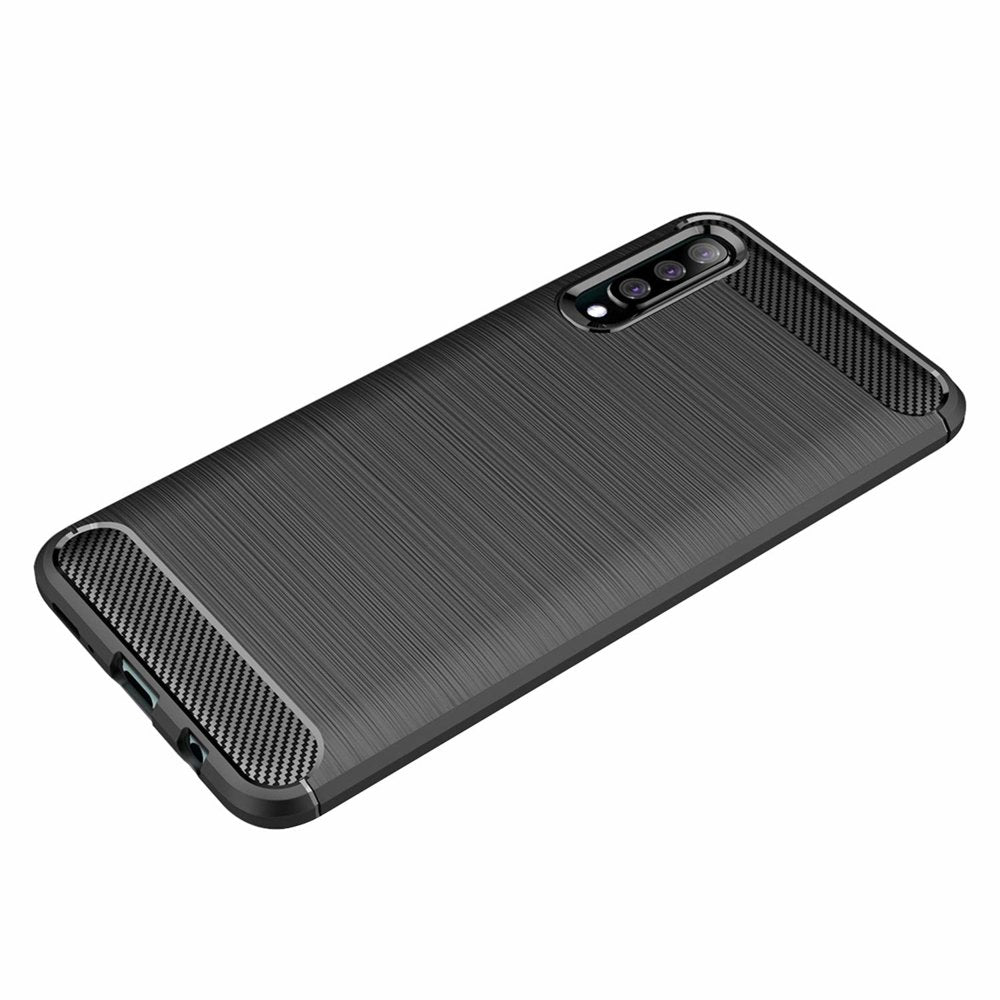 Ovitek za Samsung Galaxy A50s A507 / A30s A307 / A50 A505, Techsuit, Karbon, Črn