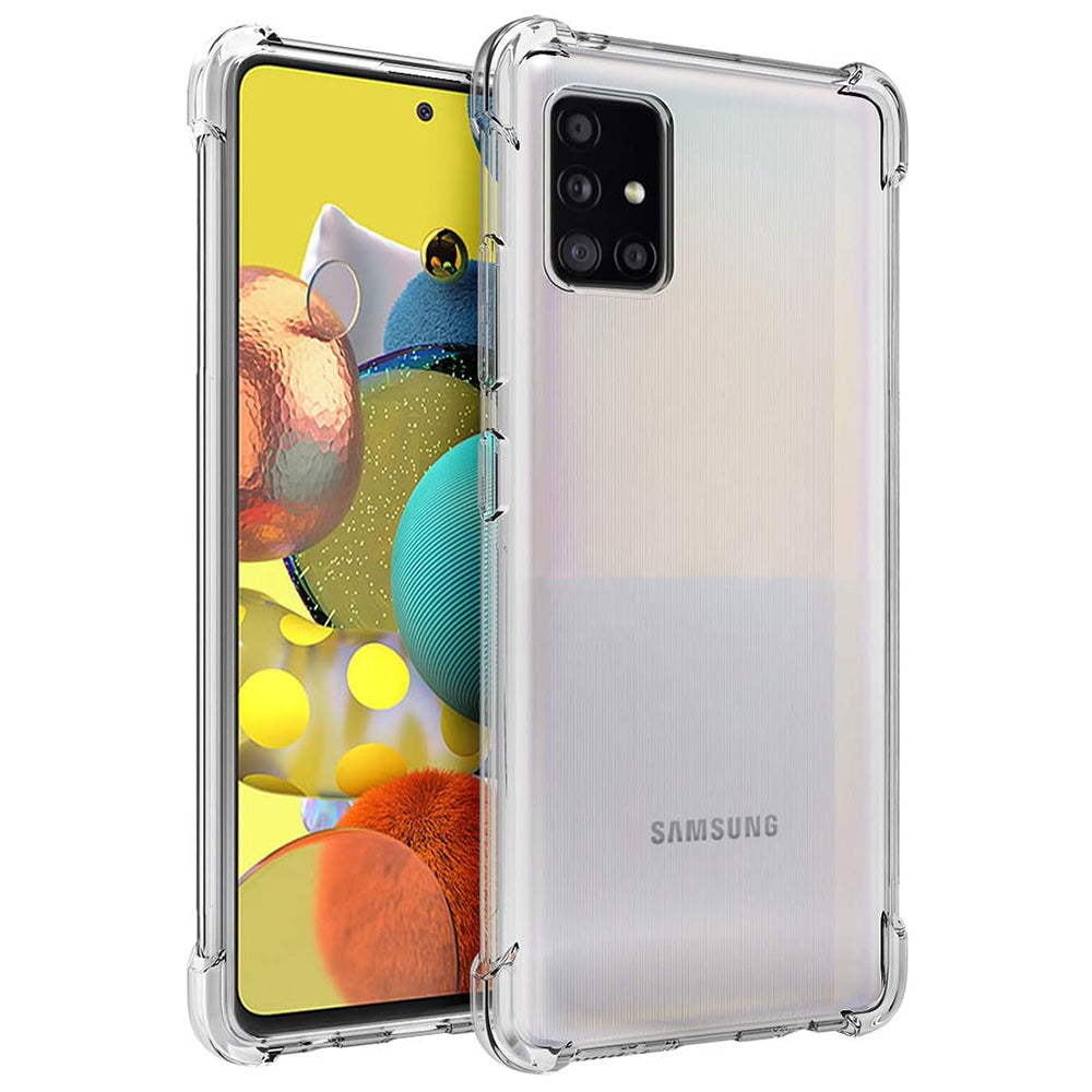 Ovitek za Samsung Galaxy A51 A515, Techsuit, odporen na udarce, prozoren