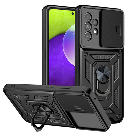 Ovitek za Samsung Galaxy A52s 5G A528 / A52 5G A526 / A52 A525, Techsuit, CamShield, Črn
