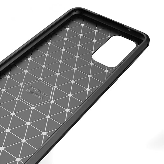 Ovitek za Samsung Galaxy A52s 5G A528 / A52 5G A526 / A52 A525, Techsuit, Karbon, Črn