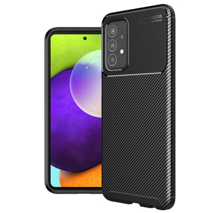 Ovitek za Samsung Galaxy A52s 5G A528 / A52 5G A526 / A52 A525, Techsuit, CarbonFiber, Črn