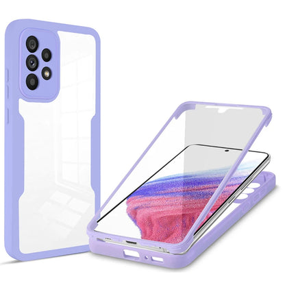 Ovitek za Samsung Galaxy A53 5G A536, Techsuit, ColorVerse 360, Vijoličen