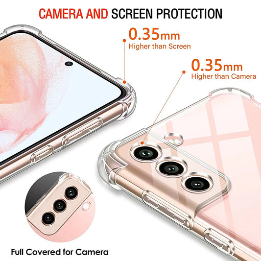 Ovitek za Samsung Galaxy A54 A546, Techsuit, Proti udarcem Prozoren