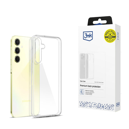 Ovitek za Samsung Galaxy A55 5G A556, 3MK, Jasno, Prosojno