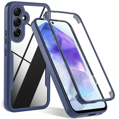 Ovitek za Samsung Galaxy A55 5G A556, Techsuit, ColorVerse 360, Modra