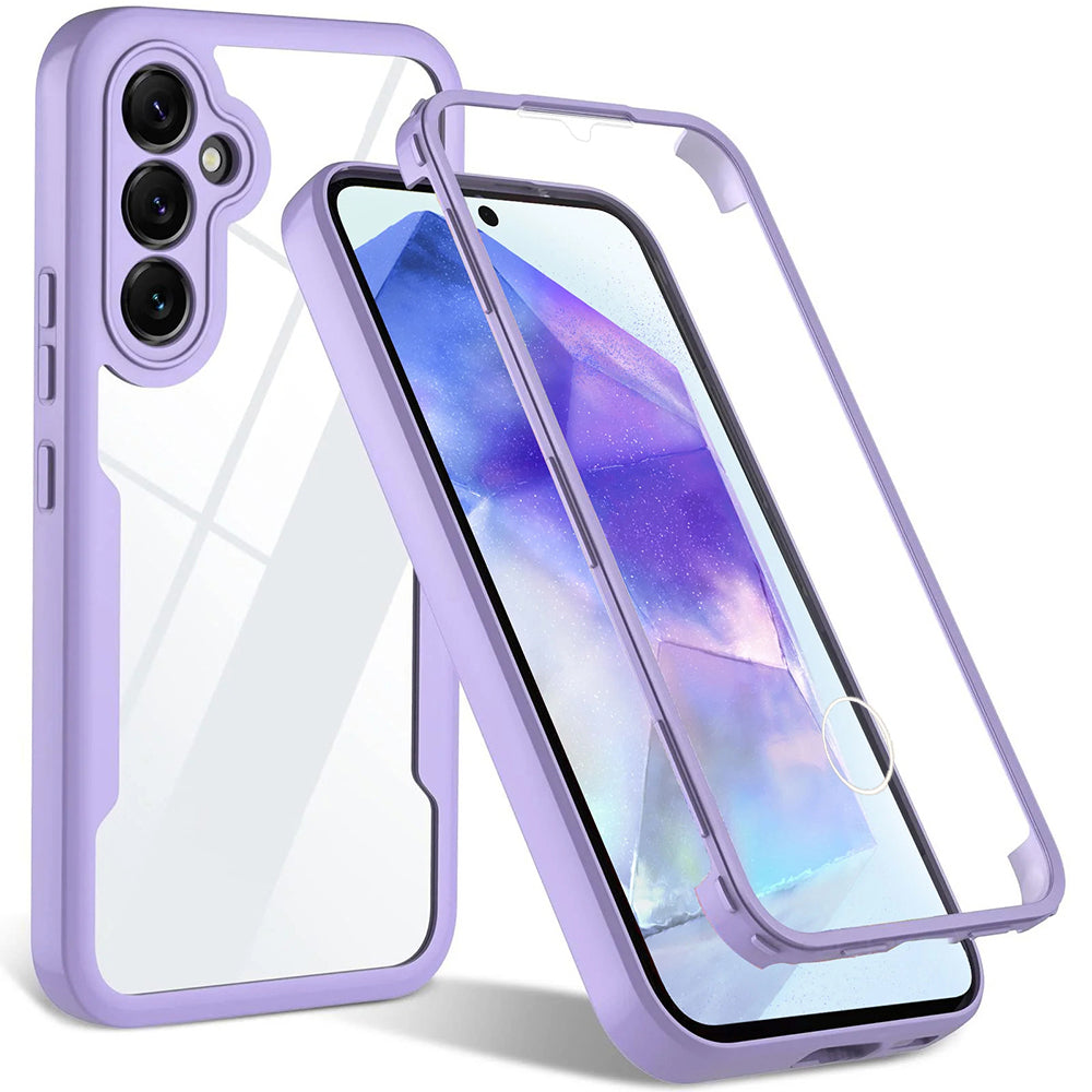 Ovitek za Samsung Galaxy A55 5G A556, Techsuit, ColorVerse 360, Vijoličen
