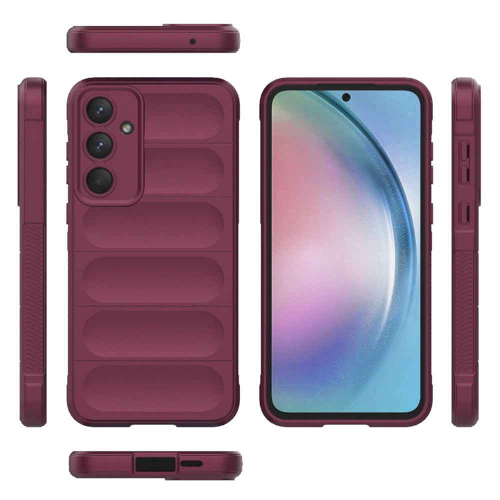 Ovitek za Samsung Galaxy A55 5G A556, Techsuit, Magic Shield, Vijoličen