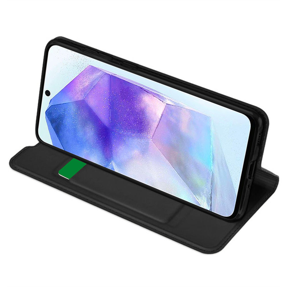Ovitek za Samsung Galaxy A55 5G A556, Techsuit, Magskin Book, Črn
