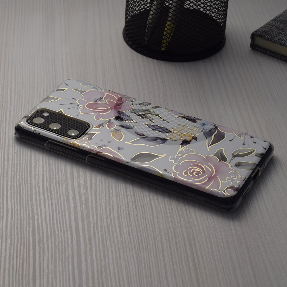 Ovitek za Samsung Galaxy A55 5G A556, Techsuit, Marmor, Bela