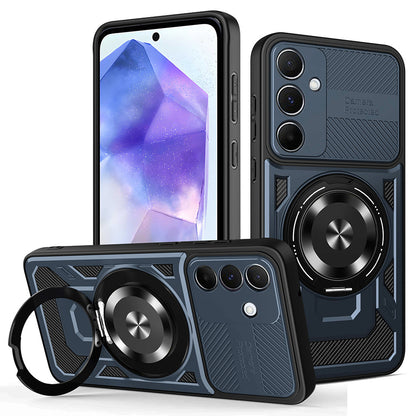 Ovitek za Samsung Galaxy A55 5G A556, Techsuit, RuggedCam, Modra