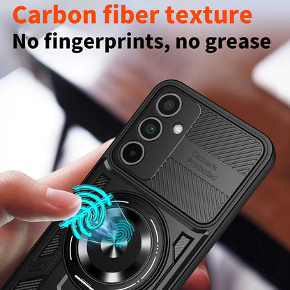 Ovitek za Samsung Galaxy A55 5G A556, Techsuit, RuggedCam, Modra
