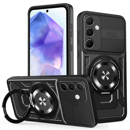 Ovitek za Samsung Galaxy A55 5G A556, Techsuit, RuggedCam, Črn