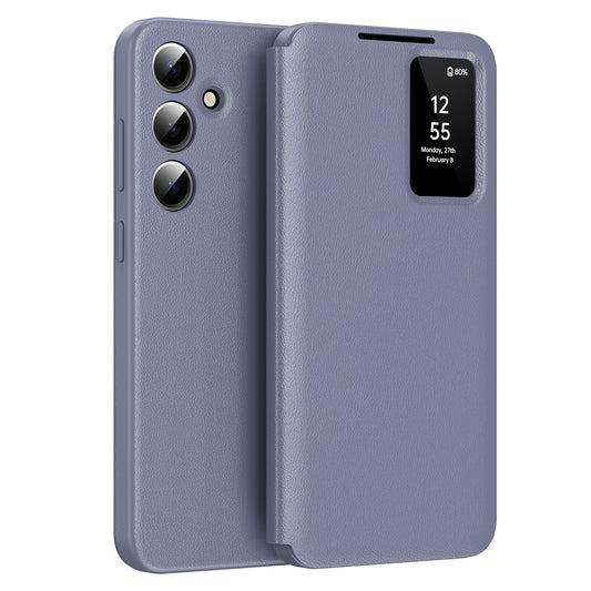 Ovitek za Samsung Galaxy A55 5G A556, Techsuit, SmartView, Vijoličen