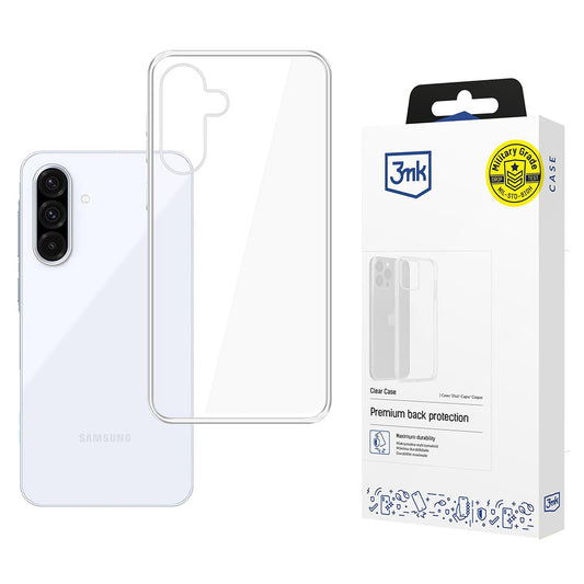 Ovitek za Samsung Galaxy A56 A566 / A36 A366, 3MK, Jasno, Prosojno