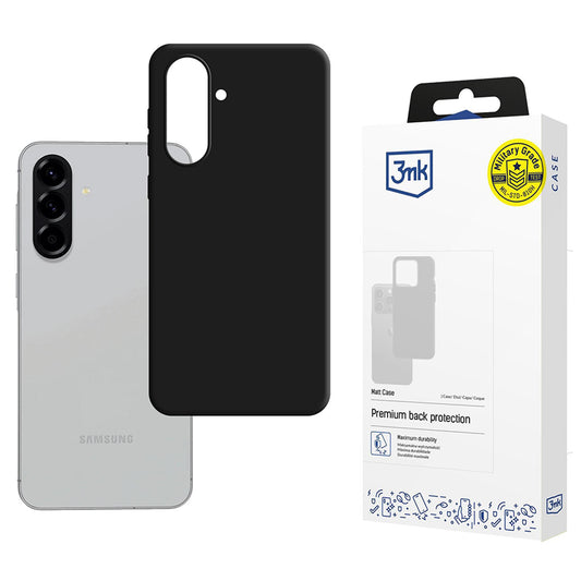 Ovitek za Samsung Galaxy A56 A566 / A36 A366, 3MK, mat črn
