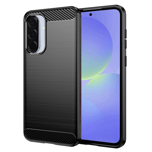 Ovitek za Samsung Galaxy A56 A566 / A36 A366, Techsuit, Karbon, Črn