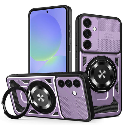 Ovitek za Samsung Galaxy A56 A566 / A36 A366, Techsuit, RuggedCam, Vijoličen