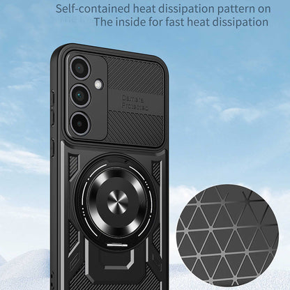 Ovitek za Samsung Galaxy A56 A566 / A36 A366, Techsuit, RuggedCam, Vijoličen