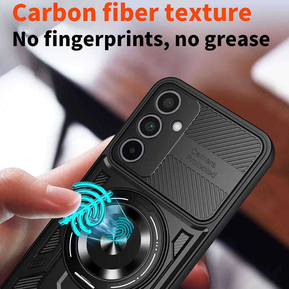 Ovitek za Samsung Galaxy A56 A566 / A36 A366, Techsuit, RuggedCam, Vijoličen