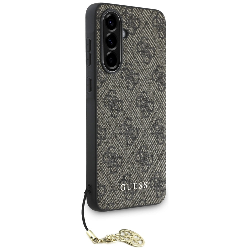 Ovitek za Samsung Galaxy A56 A566, Guess, 4G Charm, rjava
