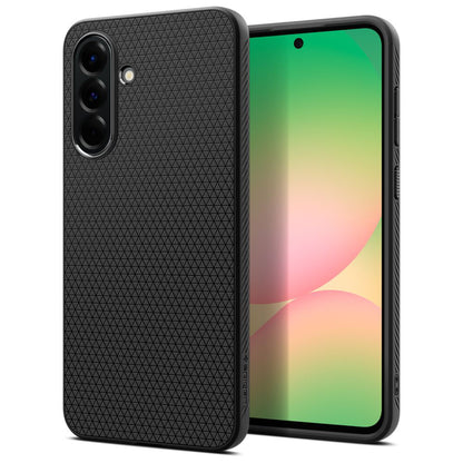 Ovitek za Samsung Galaxy A56 A566, Spigen, Liquid Air, Mat Črn ACS09291