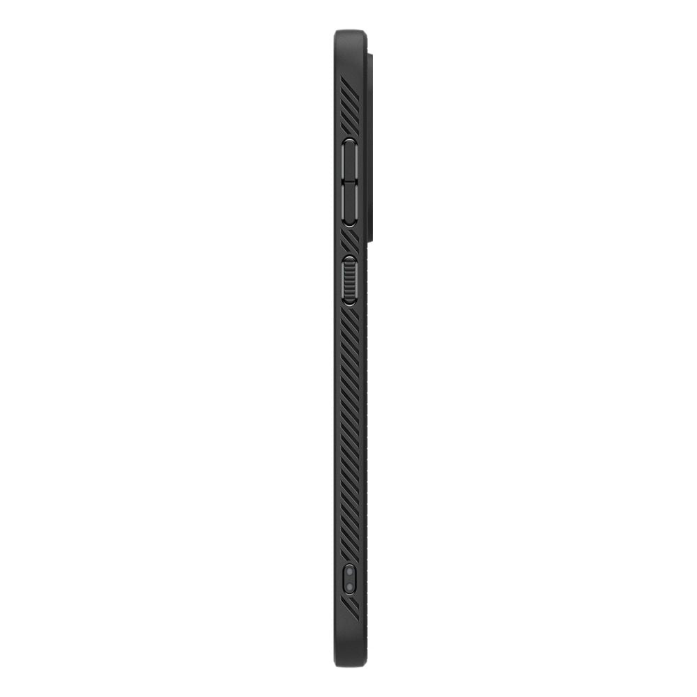 Ovitek za Samsung Galaxy A56 A566, Spigen, Liquid Air, Mat Črn ACS09291