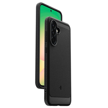 Ovitek za Samsung Galaxy A56 A566, Spigen, Rugged Armor, Črn ACS09225
