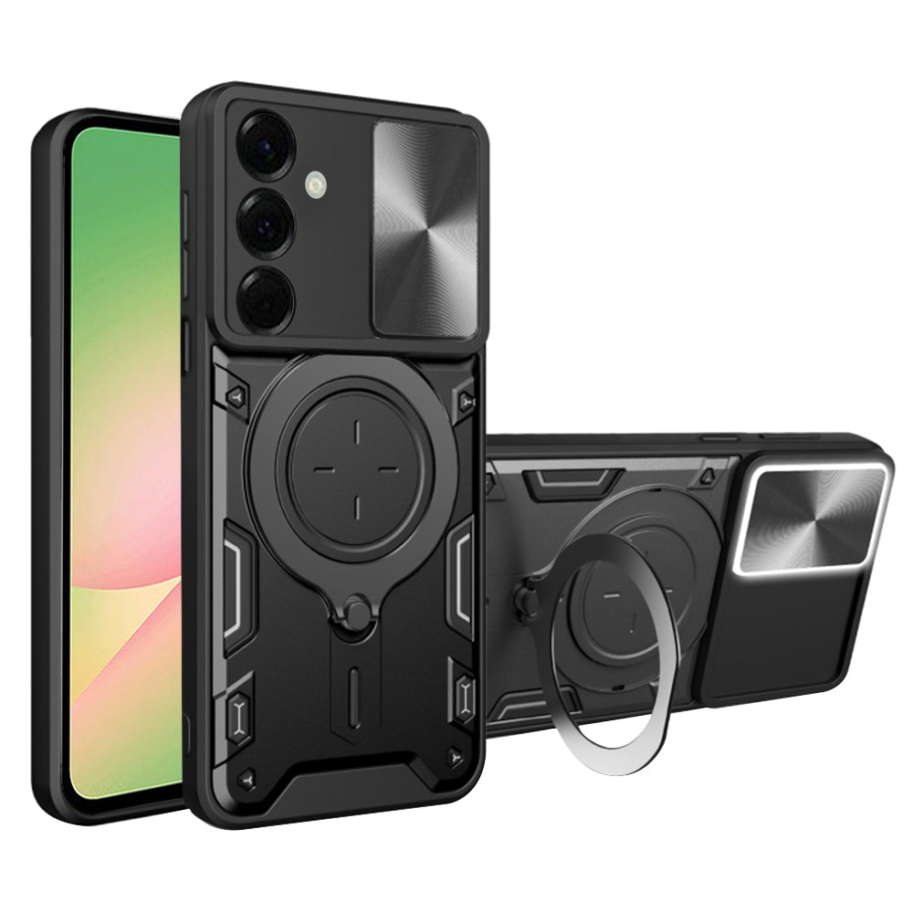 Ovitek za Samsung Galaxy A56 A566, Techsuit, CamGuard Pro, Črn