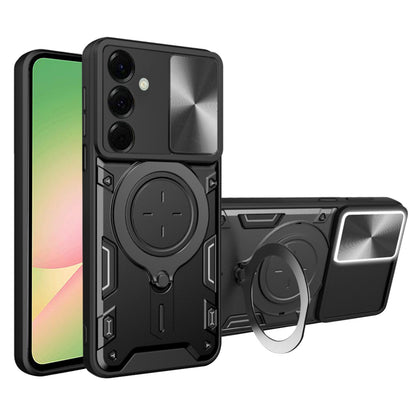 Ovitek za Samsung Galaxy A56 A566, Techsuit, CamGuard Pro, Črn