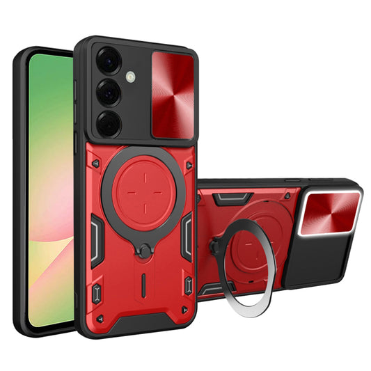 Ovitek za Samsung Galaxy A56 A566, Techsuit, CamGuard Pro, Rdeča