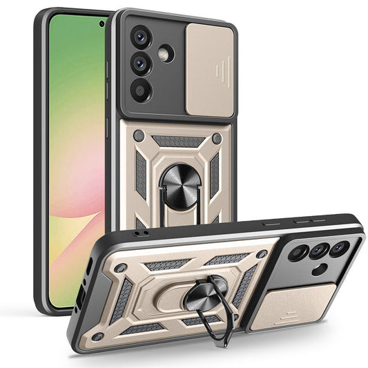 Ovitek za Samsung Galaxy A56 A566, Techsuit, CamShield, Zlata