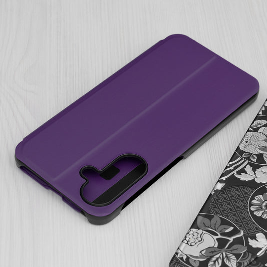 Ovitek za Samsung Galaxy A56 A566, Techsuit, eFold, Vijolična