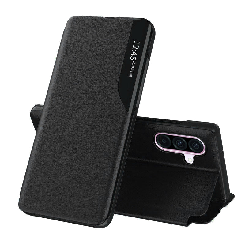 Ovitek za Samsung Galaxy A56 A566, Techsuit, eFold, Črn