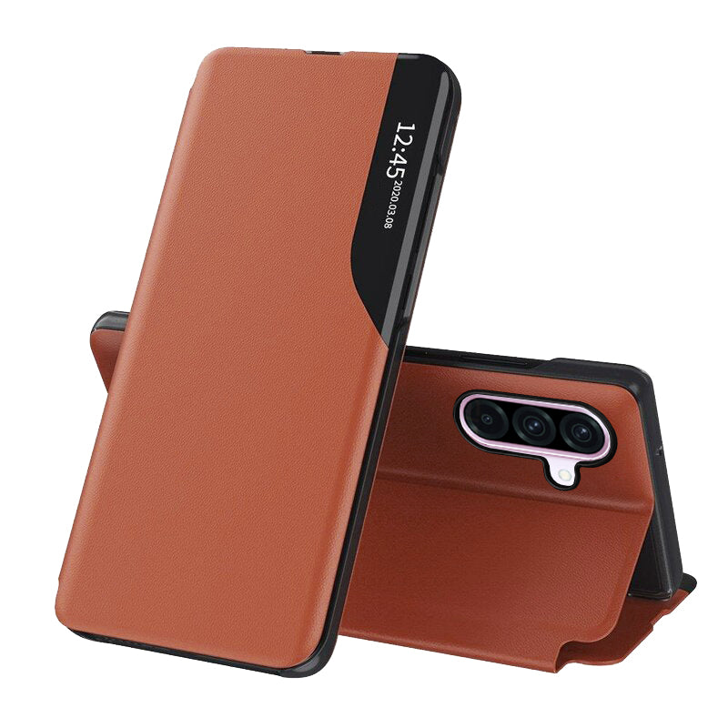 Ovitek za Samsung Galaxy A56 A566, Techsuit, eFold, oranžen