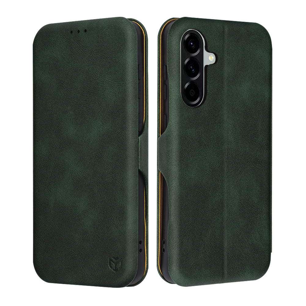 Ovitek za Samsung Galaxy A56 A566, Techsuit, Safe Wallet Plus, Zelen