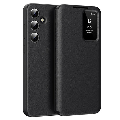 Ovitek za Samsung Galaxy A56 A566, Techsuit, SmartView, Črn